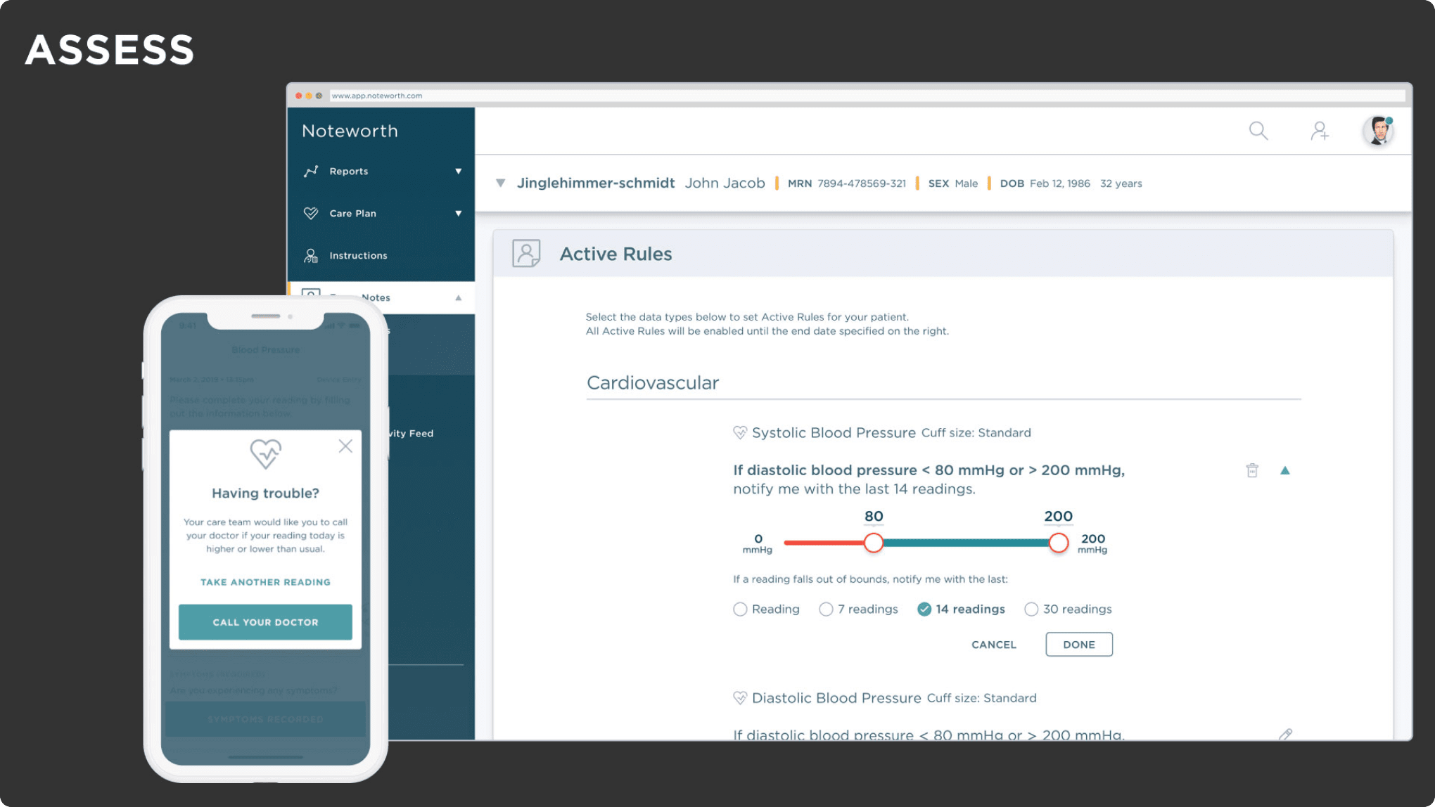 Noteworth Active Rules